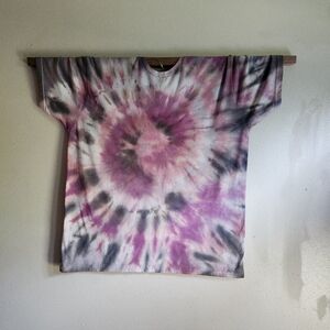 Yin Yang In Purple Tie Dye